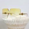 Novos óculos de sol para homens e mulheres Designers Óculos de armação grande Site oficial Óculos de sol do mesmo estilo LOEW072