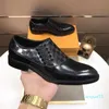 2023-Derby Chaussures Designer Mocassins Hommes En Cuir Robe Chaussure Mode Pilote Parti Noir Laofer Dressshoes Taille 38-45