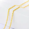 Chaînes En Gros Chaîne 2mm Lien Argent Couleur Collier Pour Femmes Avec Plata Timbre Bijoux Tordu 16-30 Pouces