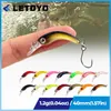 Iscas Iscas LETOYO 40mm Isca de Pesca Mortífera Truta Mini Crankbait Micro Minnow Manivela Iscas Artificiais Rígidas Flutuantes Equipamento de Pesca de Água Doce HKD230710