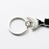 Metalen 2 in 1 haai sleutelhanger flesopener creatieve haaien vis sleutelhanger bieropeners snelle levering 0710