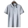 Men's Polos Men Polo Shirt Cotton Stretch Short Sleeve Summer Oversized 6XL 7XL 8XL Plus Size T shirts Black Loose Male Drop 230710