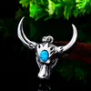 Pendant Necklaces Trendy Nordic Viking Bull Head Necklace For Men Or Women Classic Animal Personality Jewelry Gift