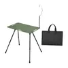 Camp Furniture Camping Table Load 30kg Hanging Hole Lightweight Folding Outside Side For Picnic Outdoor Patio Equipment