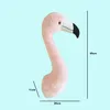 Plush Wall Stuff stuffed plush toy decorative pink flamingo head for bedroom wall 3D stuffed animals plush toys ins style lovley 230707