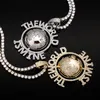 The World Is Mine Globe TopBling Men's Women 14k Gold Pendant Charm Rope Chain