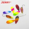 Baits Lures Jerry ShengYu 2.5g 3.5g Fishing Micro Spoon UV Colors Area Trout Lures Pal Metal Bait Spinner Chub Perch HKD230710