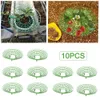 Other Garden Tools 10pcs Strawberry Stand Green Climbing Trellis Home Vine Pillar Lightweight Frame Holder Plant Plastic Fruit Support 230707