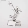 Objetos decorativos Estatuetas Troféu de jogo de futebol Troféu de atividade do jogador Resina Artesanato série Personagem Prêmio Presente Prêmio chuteira de ouro Figura Modelos Artesanato T230710