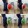 Turtle shaped plush backpack 30cm anime backpack turtle shell green red filled toy novelty and fun children's birthday gift backpack strap length adjustable ba76 E23