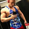 Men's Tank Tops Men Tank Top Tee Y-back Sleeveless Shirt Slim Fit Men Gym Fitness Muscle Tank Bodybuilding Top Tees 230710