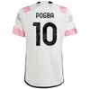 Fãs jogador camisas de futebol 22 23 24 casa longe MILIK DI MARIA VLAHOVIC KEAN POGBA CHIESA McKENNIE LOCATELLI camisa de futebol 2023 2024 Kits masculino e infantil unifor