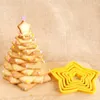 Baking Moulds 6pcs/set Cookies Cutter Frame Practical Fondant Biscuits Cake Mould DIY Star Christmas Cookie Maker Decorating Tools
