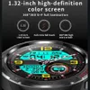 H70 Smart Watch Herr Dam Utomhus 1,32-tums 360x360 HD-skärm Bluetooth Dial Call Fitness Sömn Hjärtfrekvensspårningsenhet Smartwatch