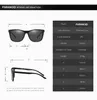 Sunglasses PARANOID Vintage Polarized Mens Sun Glasses For Men Driving Black Square Male 8 Colors Model 8648 P8648 230707