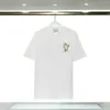 2023 夏綿花文字 Pr3nt メンズカジュアル Tシャツクルーネック半袖通気性ファッションメンズ Tシャツ FB034