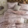 Ensembles de literie Simple Opulence 3 Pcs Double Linge De Lit Ensemble Réversible Floral King Size Taie D'oreiller Housse De Couette Couette Feuille Ensembles 230710