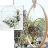 Feestdecoratie 10/12Pcs Home Decor Bamboe Ring Houten Cirkel Ronde Vanger DIY Hoepel Voor Bloem Krans Huis Tuin Plant Opknoping Pasen