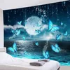 Tapestries Wall Tapestry Art Room Decoration Aesthetic Decor Butterfly Cloth Tapisserie Hanging Blanket