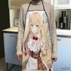 Kitchen Apron SINoALICE Aprons Home Coffee Shop Cleaning Aprons Kitchen Accessories For Men Women 50x75cm 68x95cm Funy Gift R230710