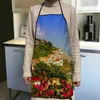 Kitchen Apron Garden Of The Of Galilee Aprons Home Coffee Shop Cleaning Aprons Kitchen Accessories For Men Women Funy Gift R230710