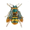 Broches Leuke Emaille Bee Voor Vrouwen Mannen Insect Broche Pins Sjaal Jurk Revers Pin Pak Decoraties Sieraden