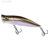 Beten Lures LETOYO 70mm/8,5g 86mm/16g Popper Fiske Lure Casting Topwater konstgjorda hårt bete Flytande badbete för basgäddfiske HKD230710