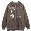 Sudaderas para hombres sudaderas sudaderas con calma sudadera con capucha nota de muerte kawaii directo venta harajuku y2k chaqueta indefinida kpop ropa de manga larga jack 230710