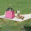 Yemek takımı setleri yalıtımlı öğle yemeği kutusu taşınabilir çanta termal konteyner teslimat serin açık piknik sepeti