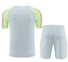23 24 PSGs korte mouw trainingspak 2023 2024 parijs MBAPPE volwassen kind trainingspak Voetbal Jersey kids kit uniform chandal volwassen set