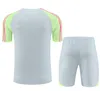 23 24 PSGS SHORT SLEEVE TRAFTSUT 2023 2024 PARIS MBAPPE البالغين التدريب على الأطفال بدلة كرة القدم