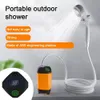 Toothbrush Holders Outdoor Camping Shower Portable Electric Pump IPX7 Waterproof with Digital Display for Travel Beach Pet Watering 230710