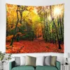 Tapestries Misty Forest Tree Printed Large Wall Tapestry Cheap Wall Hanging Wall Tapestries Wall Art Decor