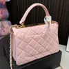 Shoulder Bag Luxury Designer Bags Crossbody Bag Women Sheepskin Large Capacity Diamond Chain Trendy Handbag 20240111