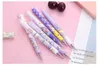 PCS High Beauty Press Pen Creative Purple Planet Neutral Student Stationery Office Water Based Signature