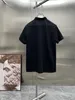 23SS designer heren Polo's Tees luxe T-shirt zomer driehoek brief splicing pocket print t-shirts Casual katoenen mouwen bedrukte revers T-shirts