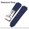 Cinturino in silicone 19x25mm compatibile per HUBLOT BIG BANG Accessori per orologi da uomo impermeabili in silicone Cinturino in gomma morbida Fibbia pieghevole