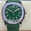 3KF V4 3k5168 A330SC Orologio da uomo automatico Rumore minimo Movimento Quadrante verde ultrasottile Indicatori numerici Cassa in acciaio inossidabile Cinturino in gomma Orologi Super Edition