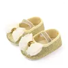 First Walkers Sparkling Butterfly Ballet: Baby Girl Cotton Soft-soled Party Sneakers Anti-Slip Bliss For