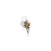 Orecchini a bottone in vero argento sterling 925 My Powerful Light Single For Women Ear Pins Fine Jewelry Gift Brincos