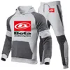 Hommes Survêtements Hommes Beta Racing Motocross Haute Qualité Couture Hoodies Sportswears Chandail À CapucheCasual Pant TwoPieces Suit 230707