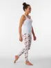 Aktywne spodnie z kapturem Rat Love (topear) legginsy Push Up Fitness odzież do ćwiczeń dla kobiet joga Gym Legging Woman