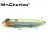 Baits Lures Mr.Charles CMC018 Fiskedrag 128mm/25g Floating Top Vatten Blandade färger Popper Wobbler Penna Lure Hand Lure Fiskeredskap HKD230710