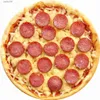 Koce miękkie ciepłe flanelowe Tortilla Pizza koc 200Gsm okrągły kształt Lavash wełniana Sofa Plaid pluszowa narzuta zimowy rzut koc T230710