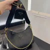 Высококачественные 3pcs Classic Designer Bag Crossbody Sucks Designer Bags Super Black Canvas Zippe Chails Цепочки кошельки indermarmcrossbosbosy soho bag wains