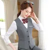 Женские брюки с двумя частями официальные ol stils Women Business Suits Bantsuits с и оставляют в жилетах офисное интервью для профессиональной карьеры.