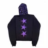 Hot style Men's Hoodies Street Trend Clothing Vintage Star Print Hoodie Women Y2K Loose Casual Top Harajuku Korean Version Oversized Men