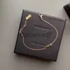 Дизайнерский дизайнерский браслет золотой цепочки женские браслеты Любовь ювелирные украшения