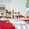 Castiçais estilo europeu simples suporte de madeira criativo casamento mesa de jantar castiçal presentes decoração de festa em casa artesanato romântico