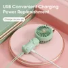 Electric Fans Cameras Cute Rechargeable Handheld Fan Fashion Cartoon Portable Usb Charge Fan Air Cooler Small Gift Foldable